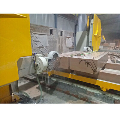 Macchina per sega a filo diamantato CNC per impieghi gravosi per la profilatura di blocchi di pietra di grandi dimensioni e il taglio di forme speciali