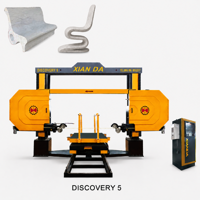 DISCOVERY 5 Asse CNC seghe a filo di diamante per la modellazione e il taglio di blocchi di marmo granito e pietra