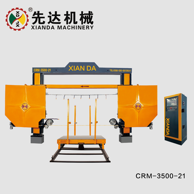 CRM‐3500‐21 / CRM‐3500‐22FW CNC a 4 assi seghe a filo diamante per il taglio di lastre di pietra a colonna romana