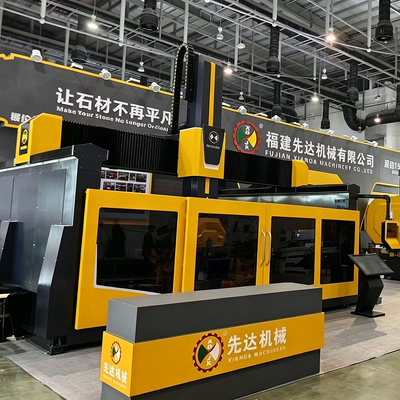 Leader 1500 1500CM 5 Assi Centro di lavorazione CNC per la lavorazione della pietra Granito Marmo Quarzo Taglio attrezzature di fresatura per la colonna romana sul bancone