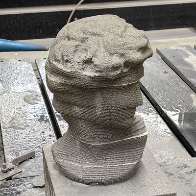 Leader 1500 1500CM 5 Assi Centro di lavorazione CNC per la lavorazione della pietra Granito Marmo Quarzo Taglio attrezzature di fresatura per la colonna romana sul bancone