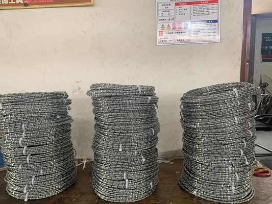 Granito che profila la pietra 8.8mm di Diamond Wire Saw Rope Cutting degli strumenti