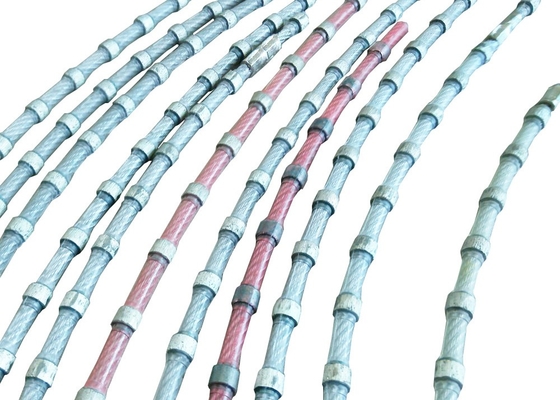 Linea velocità di marmo della pietra 25-35m/S di Diamond Coated Wire Saw For del blocco