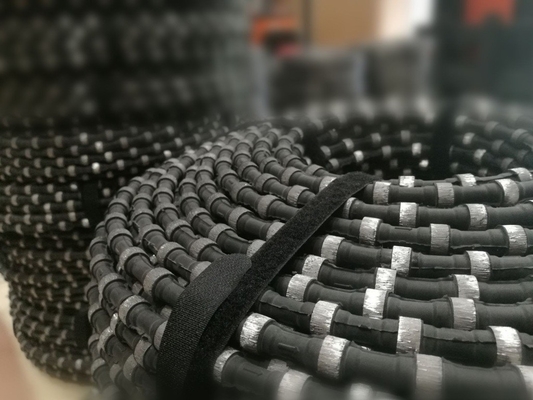 L'estrazione di marmo foggia la pietra 11.5mm di taglio di Diamond Wire Saw Rope To