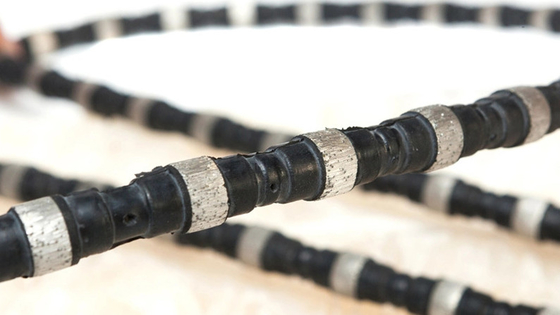 L'estrazione di marmo foggia la pietra 11.5mm di taglio di Diamond Wire Saw Rope To