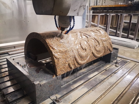 Pietra di CNC della tagliatrice del plasma di 4 assi che scolpisce macchina 7.5kw