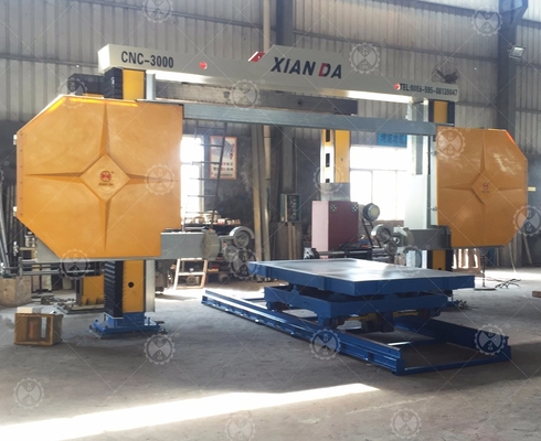 Tagliatrice di Diamond Wire Saw Stone Profiling 11kw