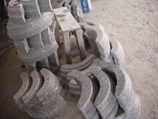 profilatrice della base del cappuccio della colonna della tagliatrice della pietra di 2500mm