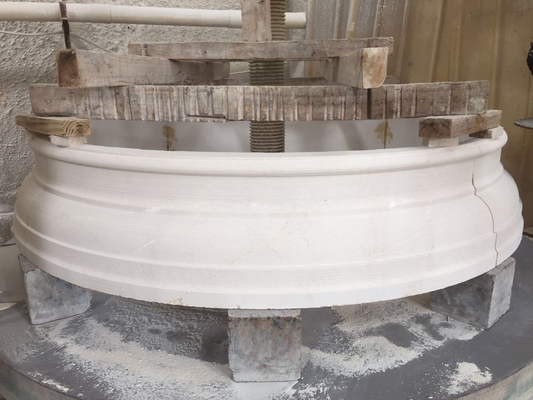 Tagliatrice della pietra del marmo del granito della base del cappuccio della colonna 1150mm