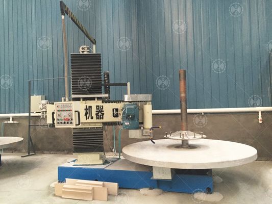 PLC Control Stone Slab Cutting Machine con Φ2500mm Max Cutting Diameter e Profiling Automatico per i tappi delle colonne