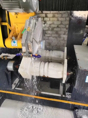 Due singola asta della ringhiera della tagliatrice della pietra della colonna di PCS 380V 16kw