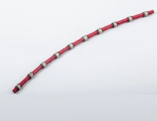 Linea velocità di marmo della pietra 25-35m/S di Diamond Coated Wire Saw For del blocchetto del hard rock