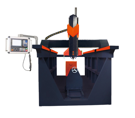pietra di CNC della colonna 4axis che scolpisce macchina 7.5kw Jadestone